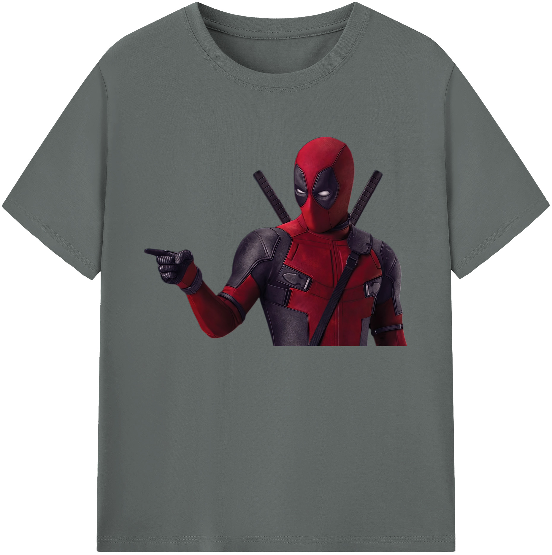 （画像用） Deadpool デッドプール 綿100％ メンズ半袖Tシャツ｜肌触りやわらか＆通気性
